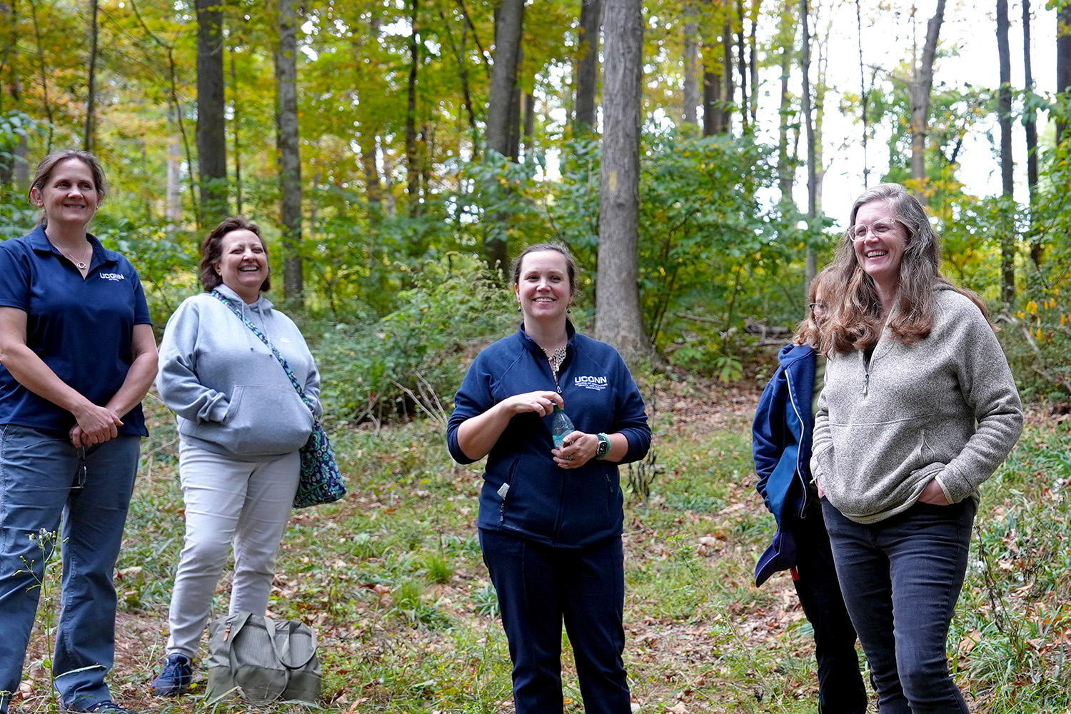 CAHNR Forest walk with Thomas Worthley